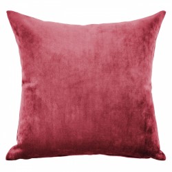 Mystere Red Velvet Cushion - 40x40cm