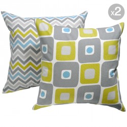 Illusions Summerland Natural + Zoom Zoom Summerland Natural Cushions 45x45cm