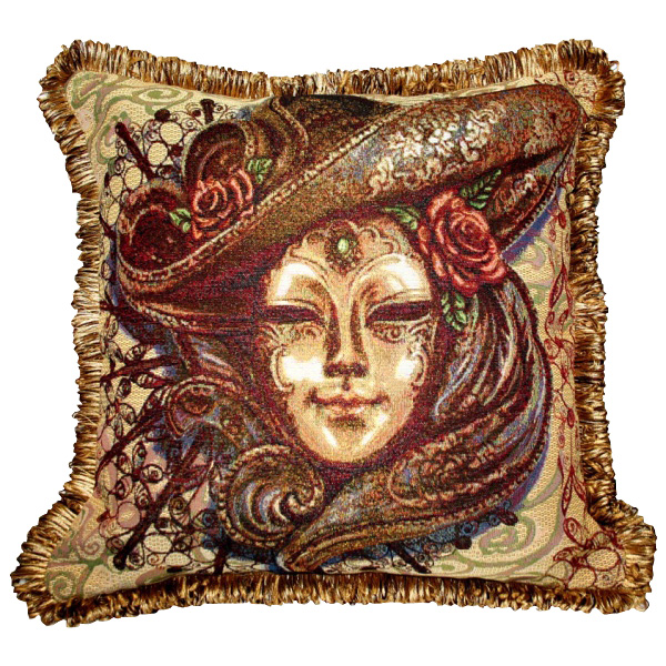 Carnival Night Tapestry Cushion - 50x50cm