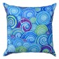 Spiral Shells Blue Cushion 45x45cm