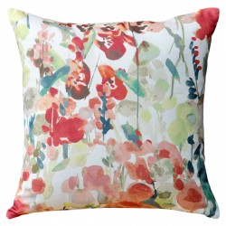 Ingrid Floral Terracotta Cushion - 45x45cm