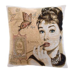 Audrey Tapestry Cushion - 38x38cm