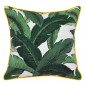 Palms Aloe Cushion with Sunshine Piping 50x50cm