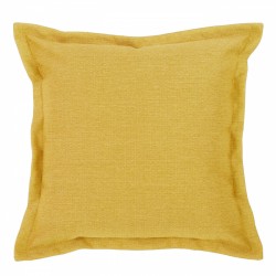 Vegas Buttercup Cushion with Flange - 45x45cm