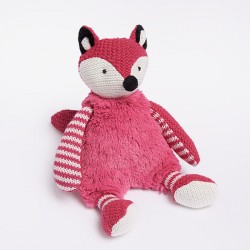 Pink Plush Fox 18cm