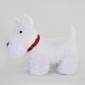 White Scottie Dog Soft Toy 35cm