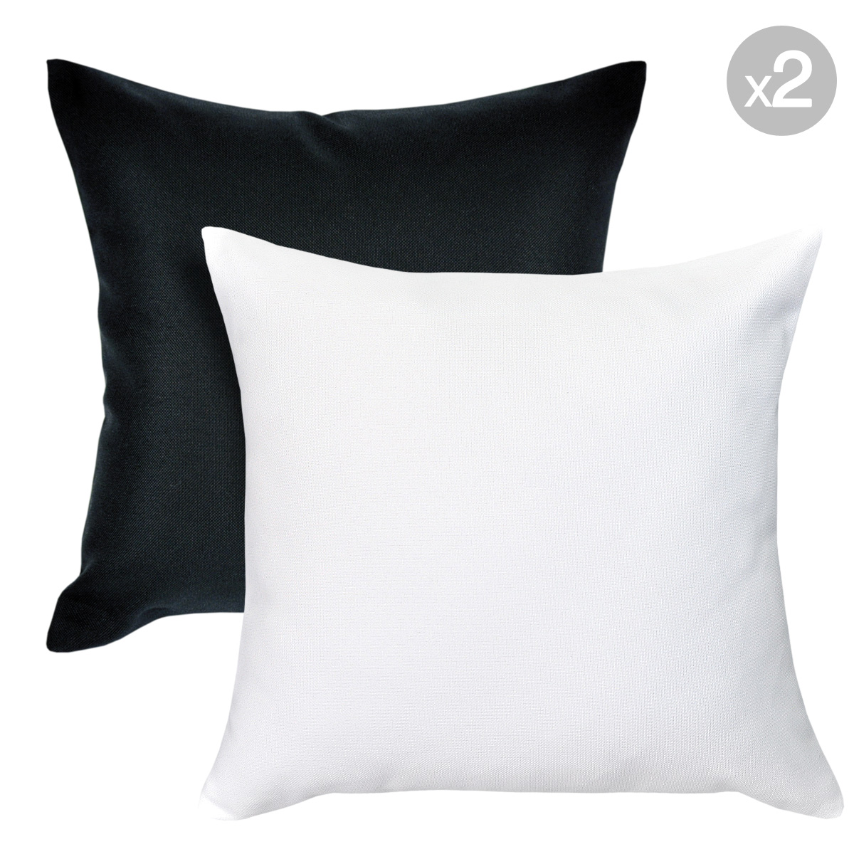 Kona Ash + Kona Cloud Outdoor Cushions - 45x45cm