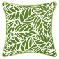Tulum Palm Outdoor Cushion with Piping - 45x45cm
