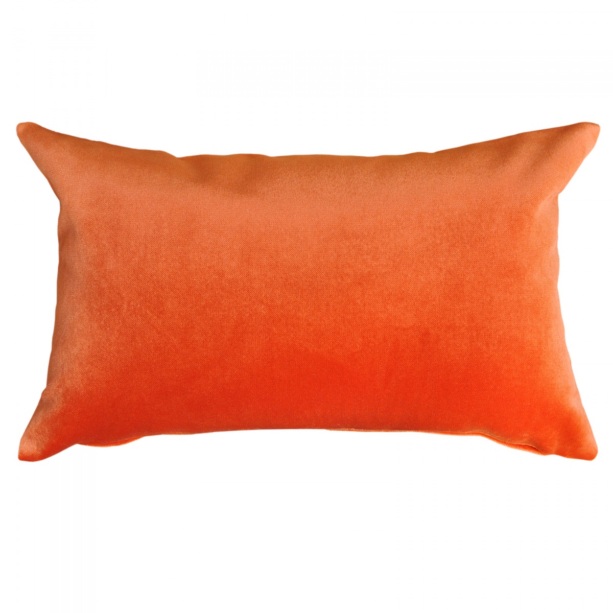 Mystere Tangerine Velvet Cushion - 30x50cm