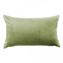 Mystere Olive Velvet Cushion - 30x50cm