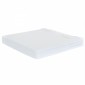Canvas White Outdoor Bench Cushion - 62x62x8cm