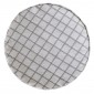 Cecile Taupe Round Floor Cushion 45cm