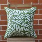 Tulum Palm Reverse Cushion with Piping - 45x45cm