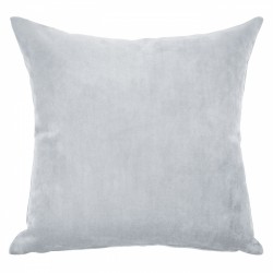 Mystere Silver Velvet Cushion - 45x45cm