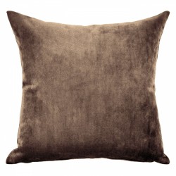 Mystere Expresso Velvet Cushion - 55x55cm