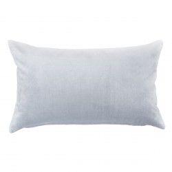 Mystere Silver Velvet Cushion - 30x50cm