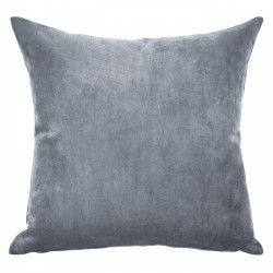 Mystere Slate Velvet Cushion - 45x45cm