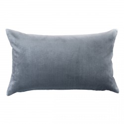 Mystere Slate Velvet Cushion - 30x50cm