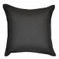 Cotton Duck Black Cushion 45x45cm