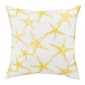 Sea Friends Slub Corn Yellow Cushion 45x45cm