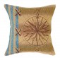 Compass Rose Tapestry Cushion 38x38cm