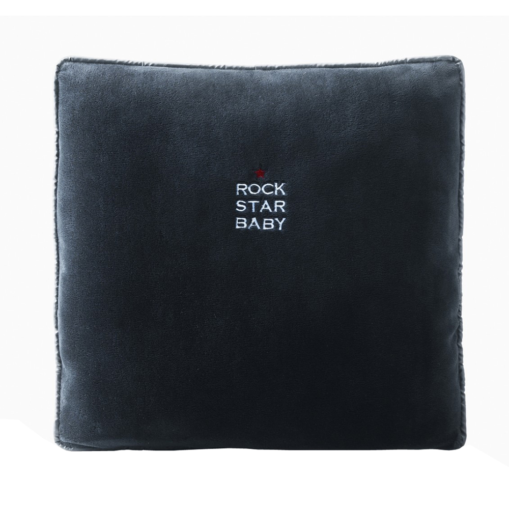 NICI Rock Star Baby Cushion of Black
