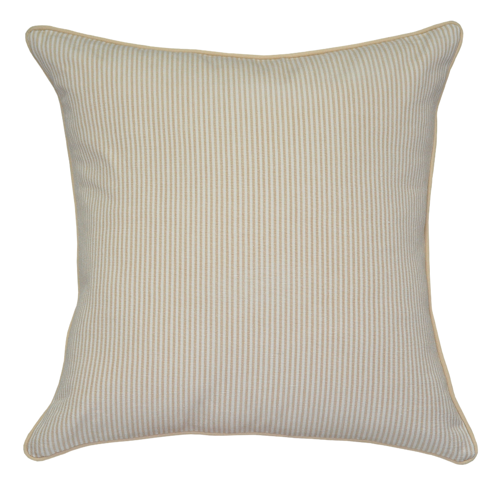 Classic Stripe Cream Cushion - 45x45cm