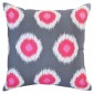 Ikat Domino Flamingo Cushion 45x45cm