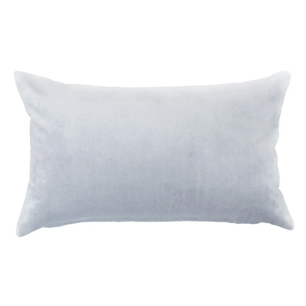 Mystere Silver Velvet Cushion Cover