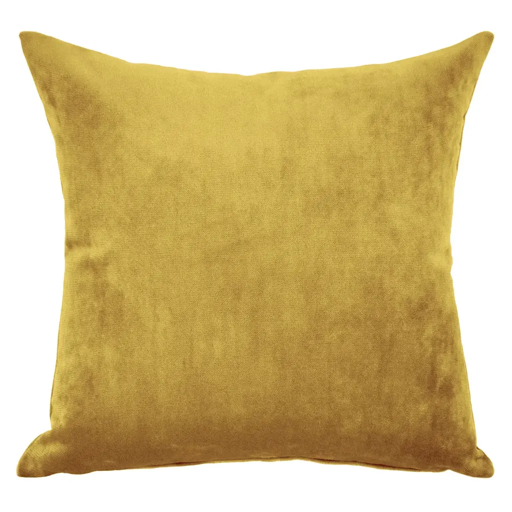 Mystere Gold Velvet Cushion Cover (40×40cm)