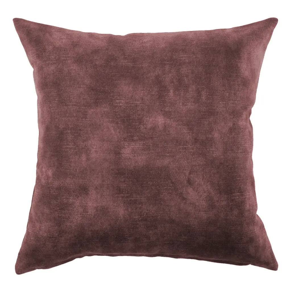 Lovely Oxblood Velvet Cushion Cover