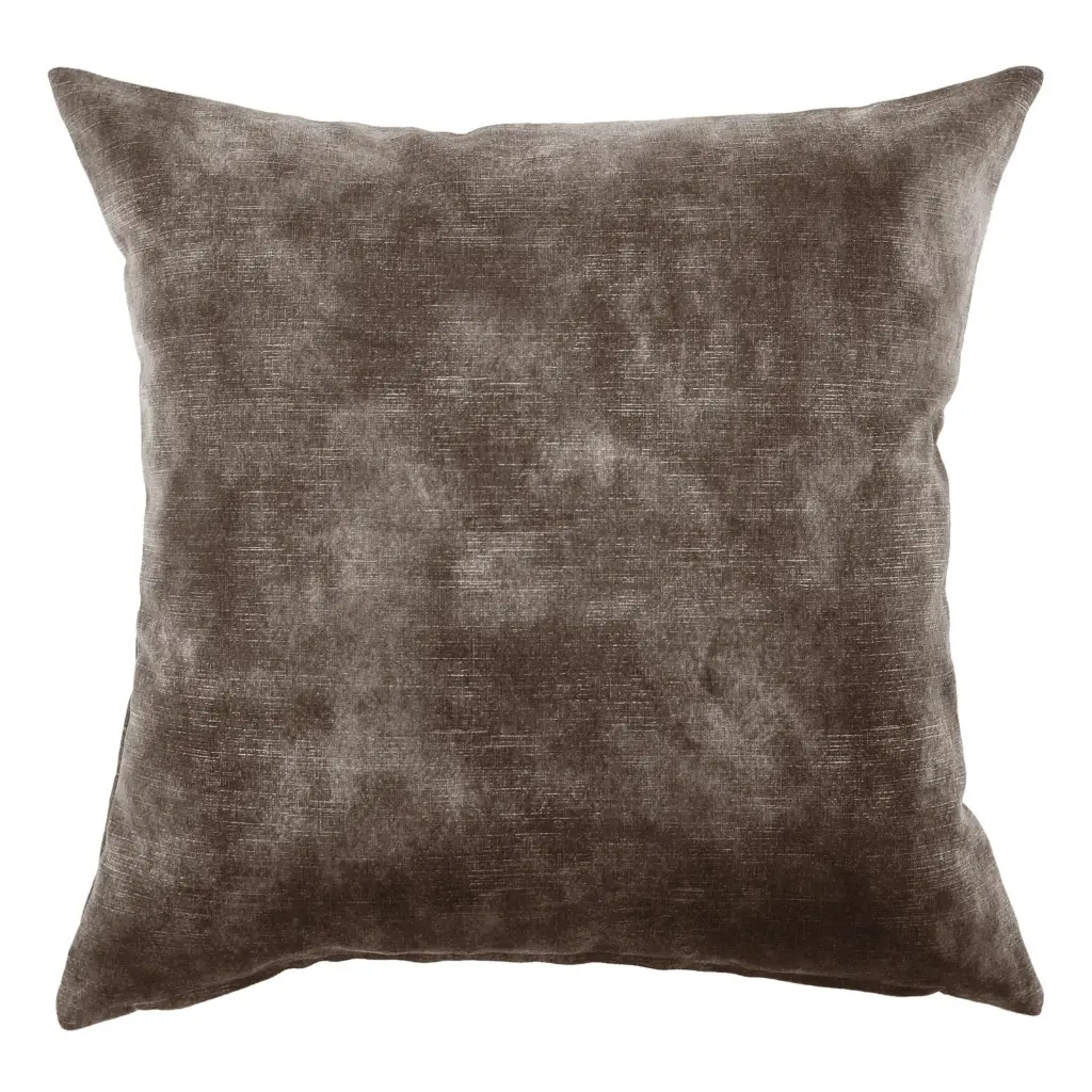 Lovely Espresso Velvet Cushion Cover