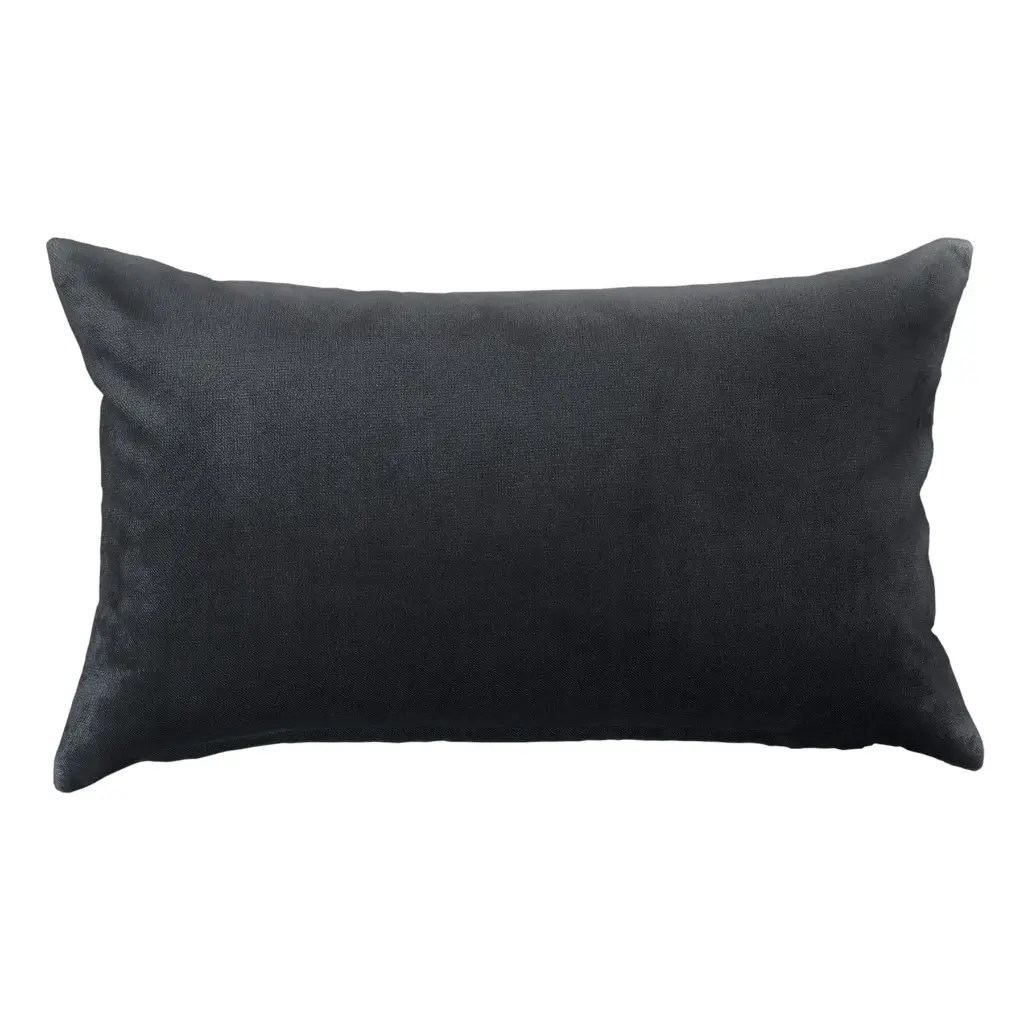 Mystere Ebony Velvet Cushion Cover (30×50cm)