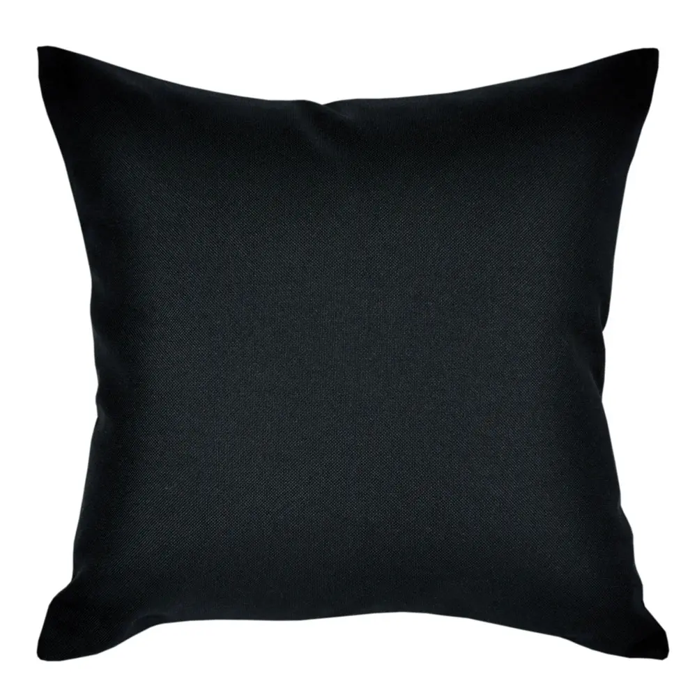Kona Ash, Black Cushion Cover
