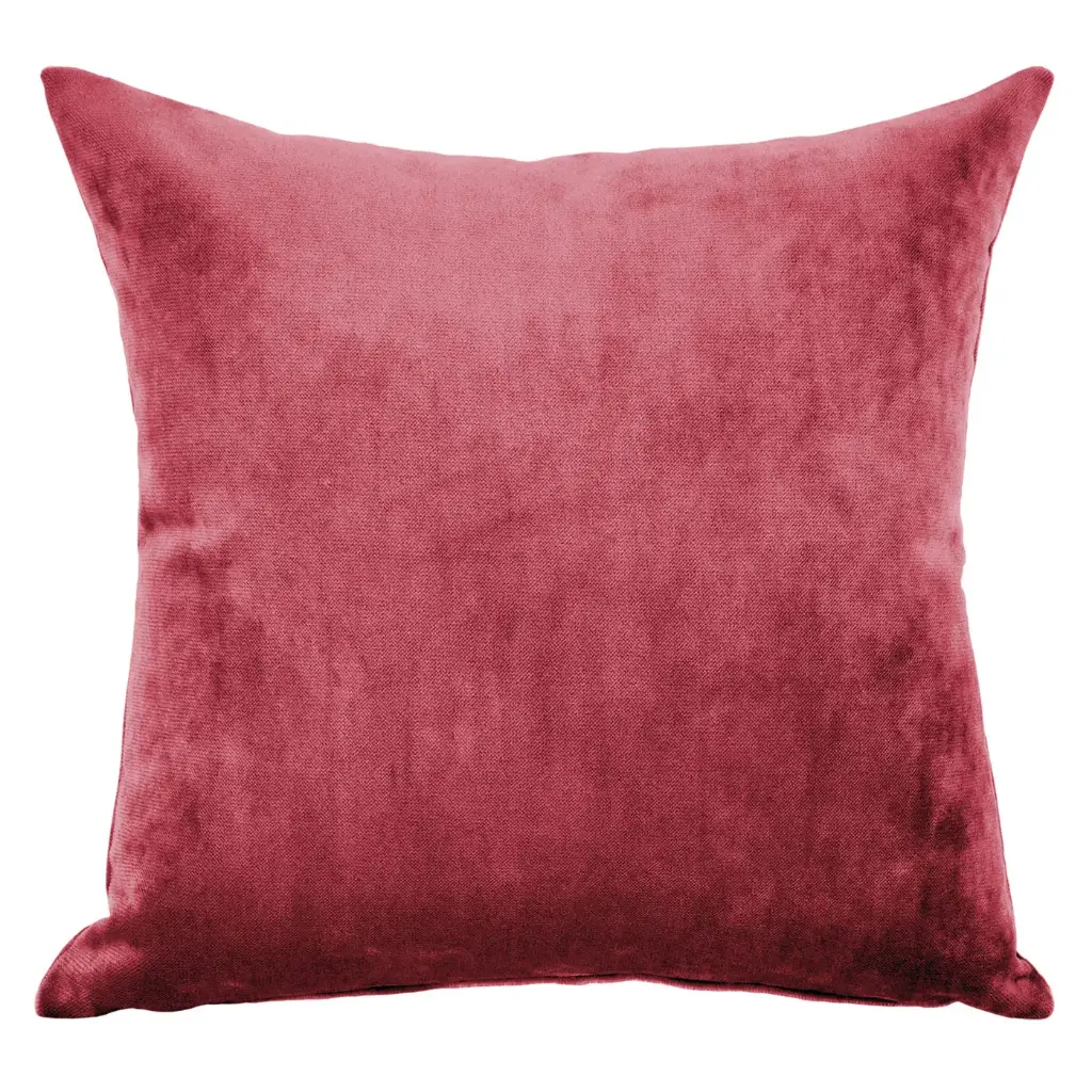 Mystere Red Velvet Cushion Cover