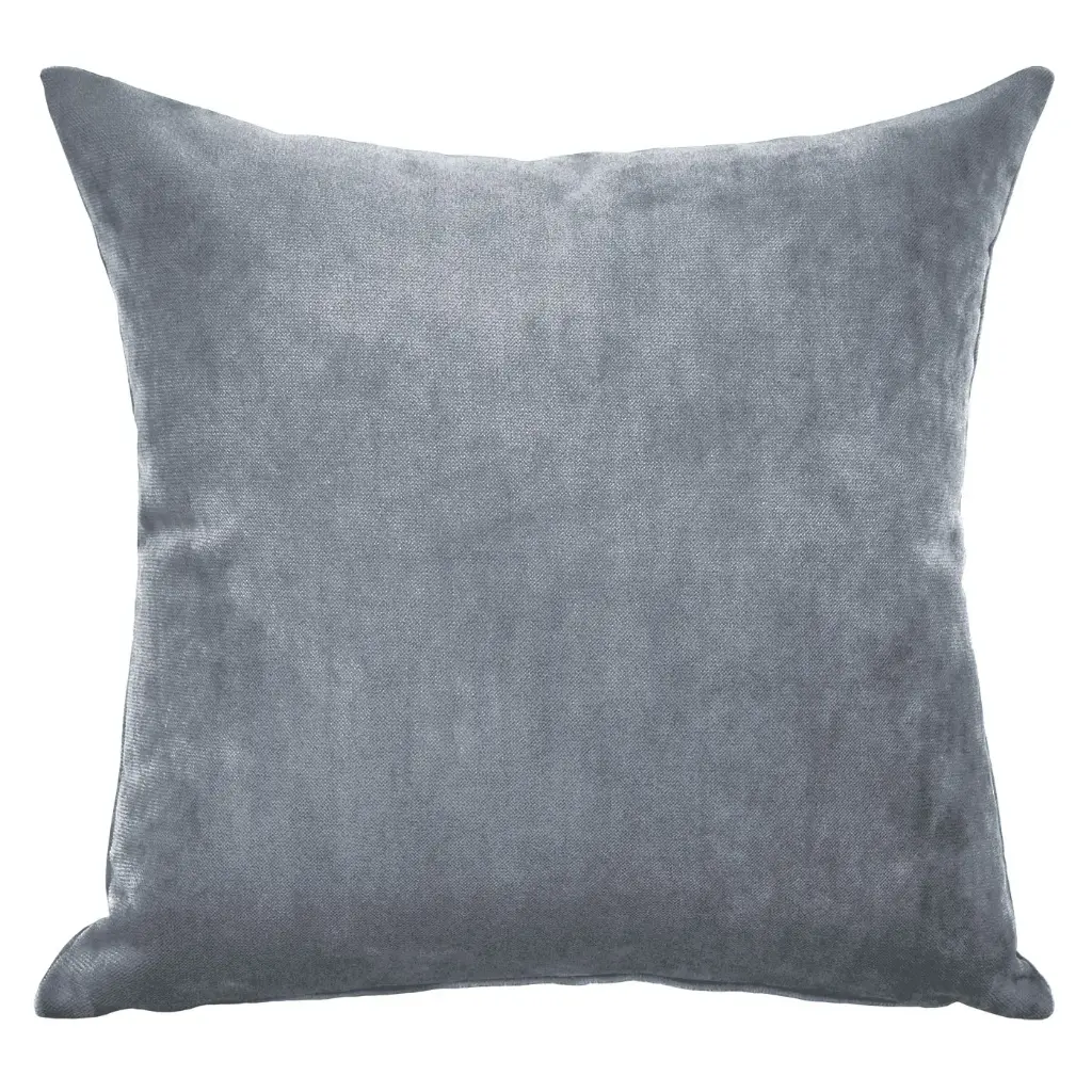 Mystere Slate Velvet Cushion Cover (40×40cm)
