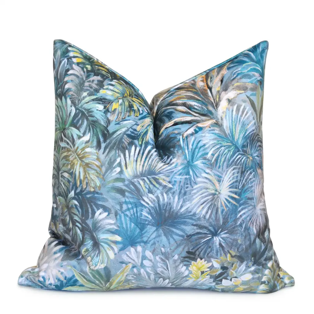 Tampa Ocean, Tropical Sunset Palm Cushion Cover
