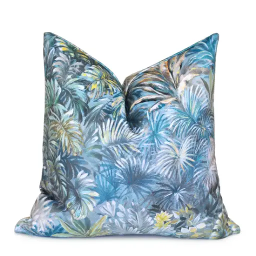 Tampa Ocean, Tropical Sunset Palm Cushion Cover